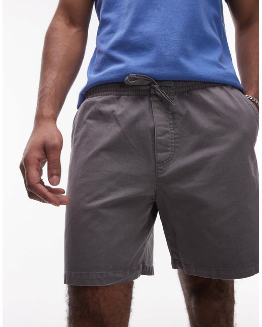 Tommy Hilfiger Blue Loose Twill Shorts for men