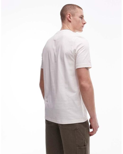Tommy Hilfiger White Centre Flag T-shirt for men
