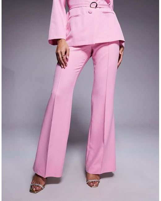 ASOS Pink Co-ord Straight Trouser