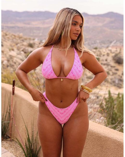 Kulani Kinis Red High Leg Bikini Bottom