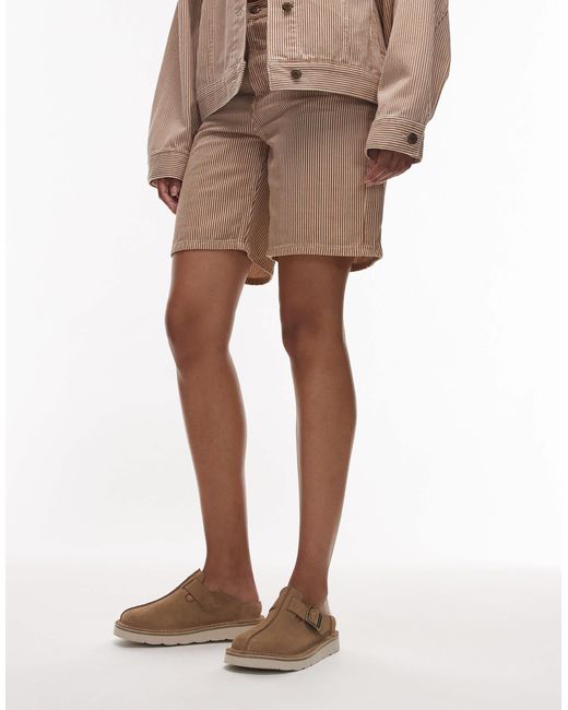 Solsbury - mules en daim - sable foncé Clarks en coloris Brown