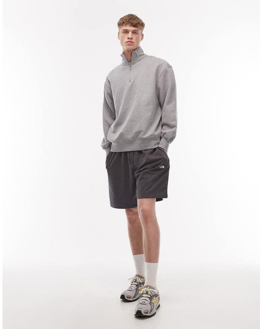 The North Face Purple Essential Logo Light Oversized Short for men