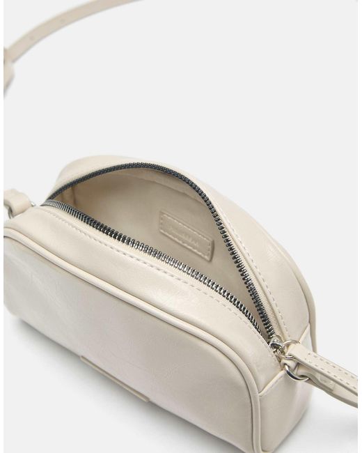 Pull&Bear White – basic-umhängetasche