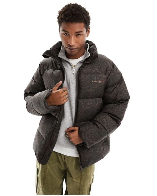 Carhartt paisley sale puffer jacket