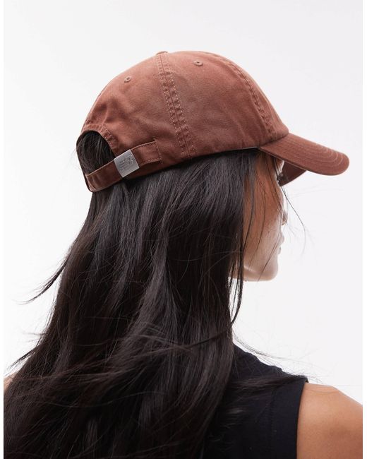 New Balance Brown Linear Cap for men