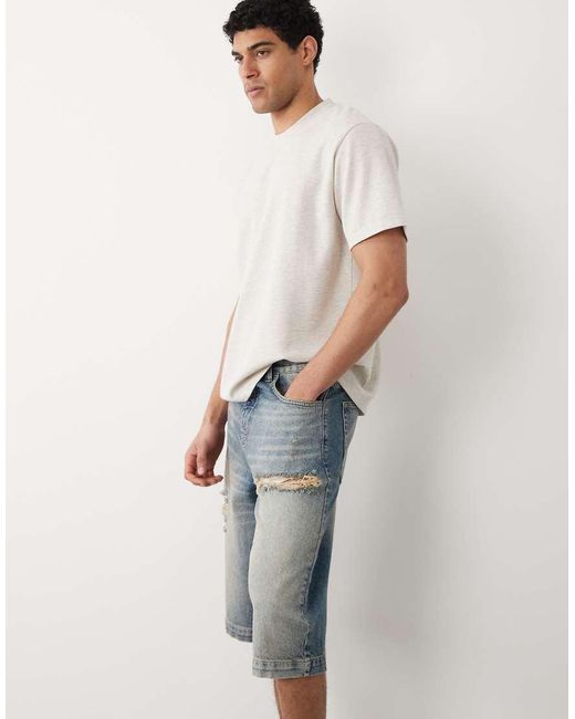 ASOS Blue Loose Jorts for men