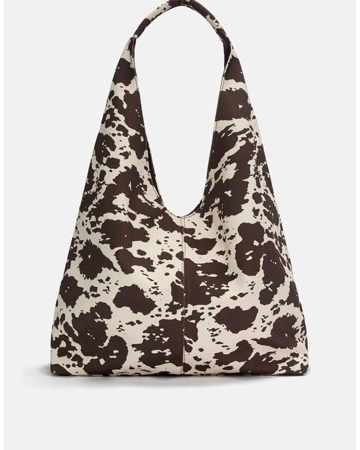 Pull&Bear Black – shopper-tasche aus canvas