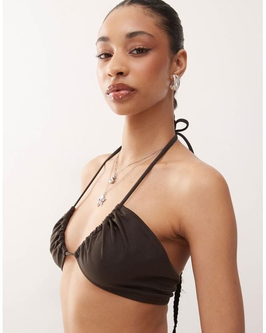 Weekday Brown Multiway Bikini Top