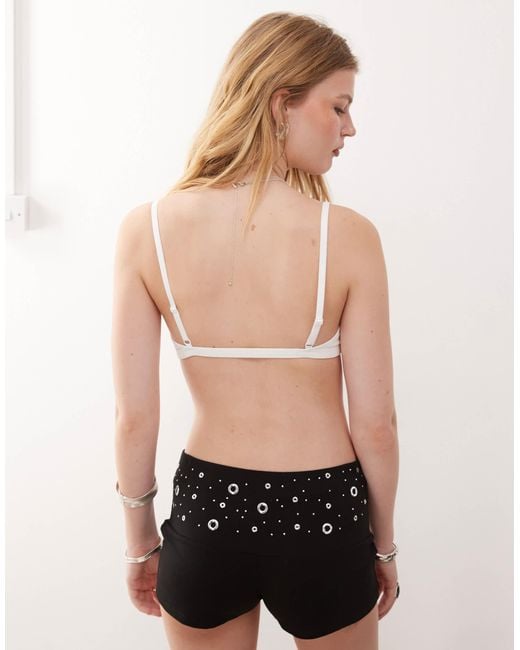 Weekday Natural Inez Soft Triangle Bra