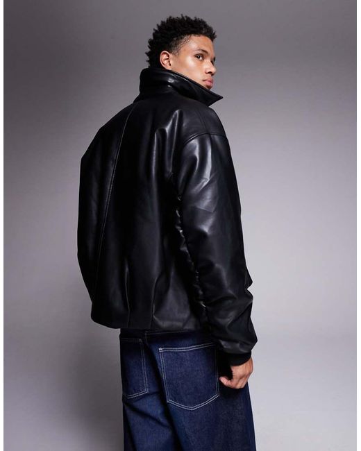 ASOS Gray Bomber Jacket for men