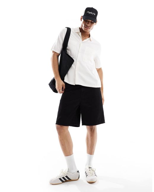 Short ample en denim Only & Sons pour homme en coloris Black