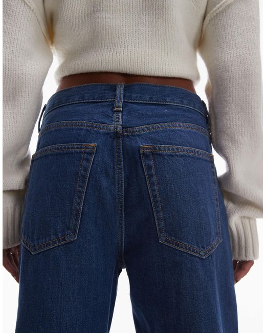 ARKET Blue Shore Low Waist Relaxed Boyfriend Fit Denim