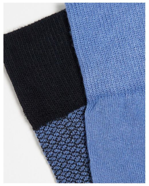 Confezione da 3 paia di calzini blu di River Island in Blue da Uomo