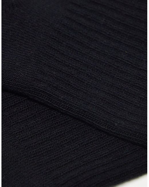 ASOS Blue 5 Pack Terry Ankle Socks