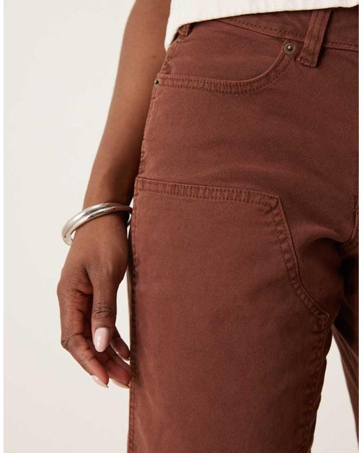 Pantalones Capuchino De Estilo Wéstern Con Rodillas Reforzadas De Lona River Ranch De Dickies de color Brown