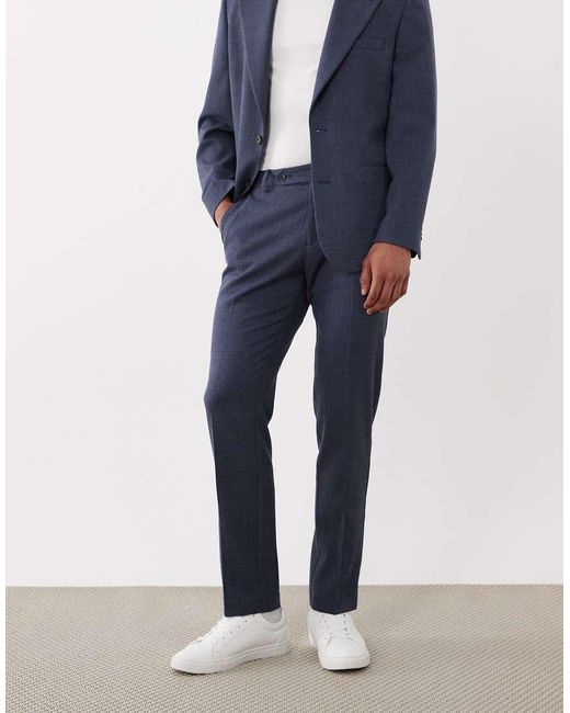 ASOS Blue Slim Suit Pants for men