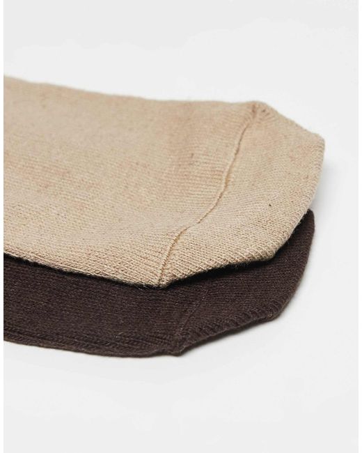 Adidas Originals Natural 2 Pack Ribbed Crew Socks