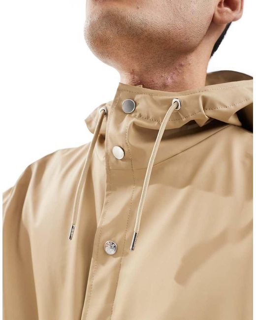 Rains Natural 12010 Waterproof Short Jacket for men