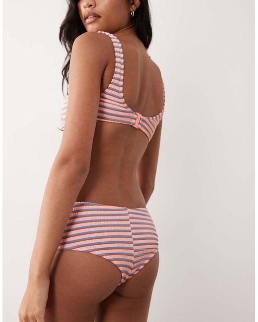 ASOS Brown Sally Low Waisted Hipster Bikini Short