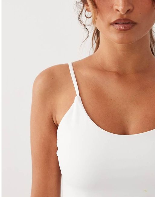 4505 White Plush Ultra Soft Lightweight Layering Vest