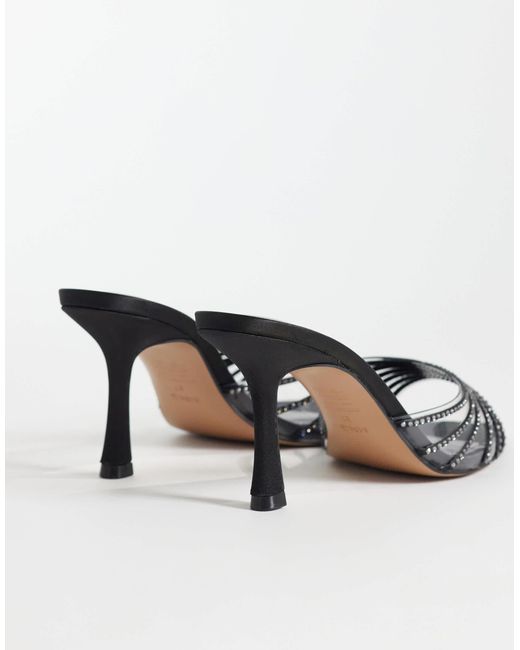 Mango Black – transparente mules
