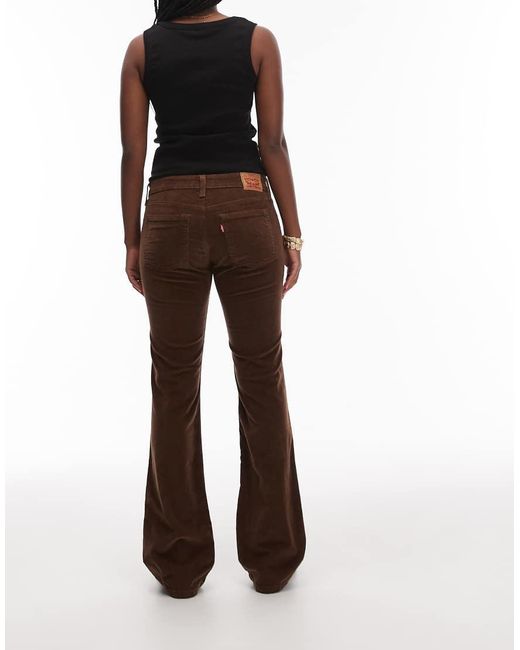Levi's Black Superlow Bootcut Denim Jeans