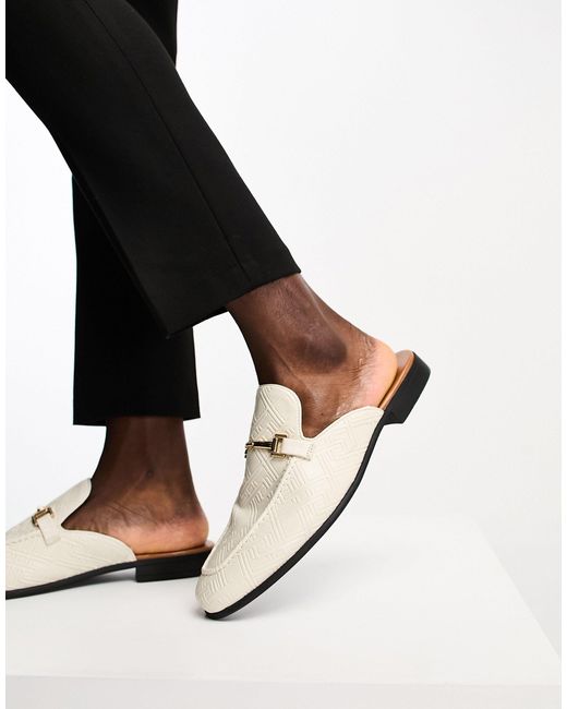 ASOS Backless Mule Loafers in Black for Men | Lyst Canada