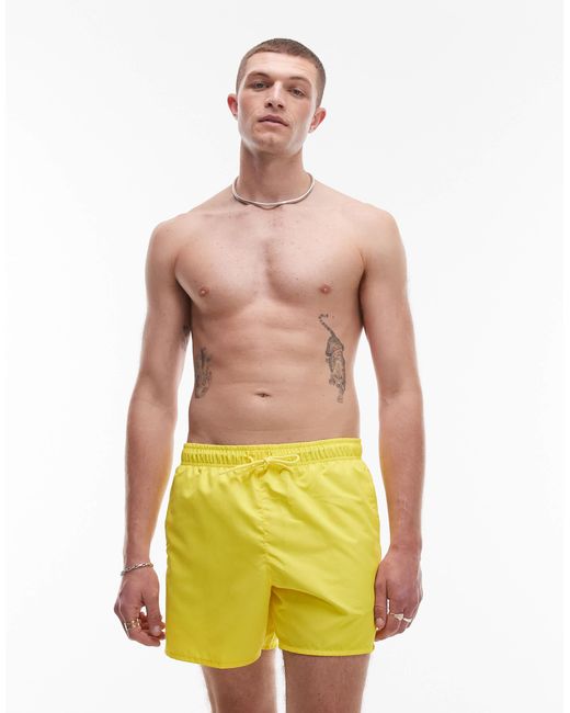 Lacoste – badeshorts in White für Herren