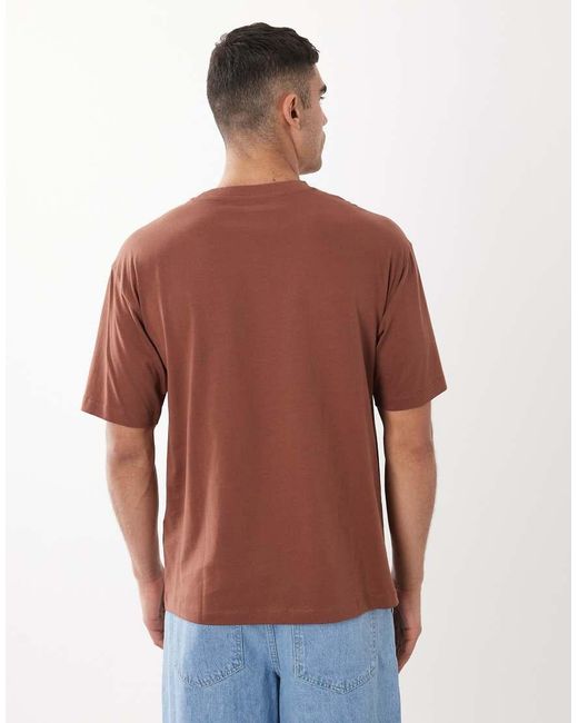 T-Shirt Basic Comoda di ASOS in Red da Uomo