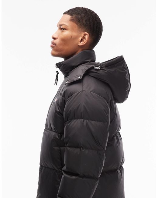 Tommy Hilfiger – alaska – daunen-steppjacke in Black für Herren
