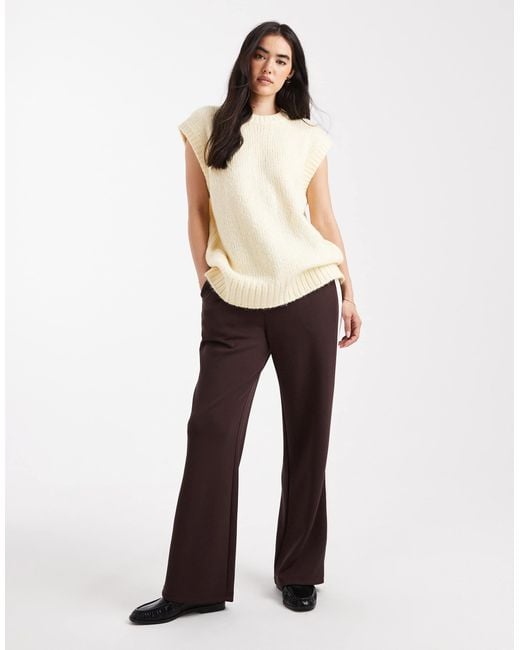 ASOS Natural Oversized Knitted Tank