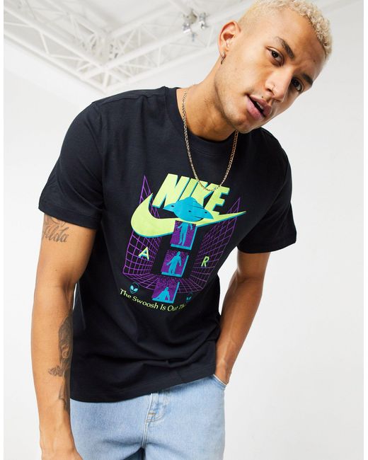 Nike Air Alien Abduction T-shirt in Black for Men | Lyst Canada