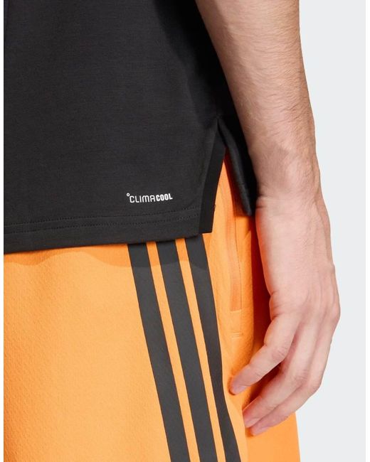 Adidas Originals Black Les Mills Graphic Tank Top for men