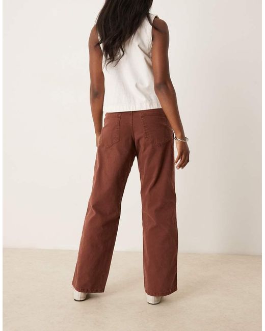 Pantalones Capuchino De Estilo Wéstern Con Rodillas Reforzadas De Lona River Ranch De Dickies de color Brown