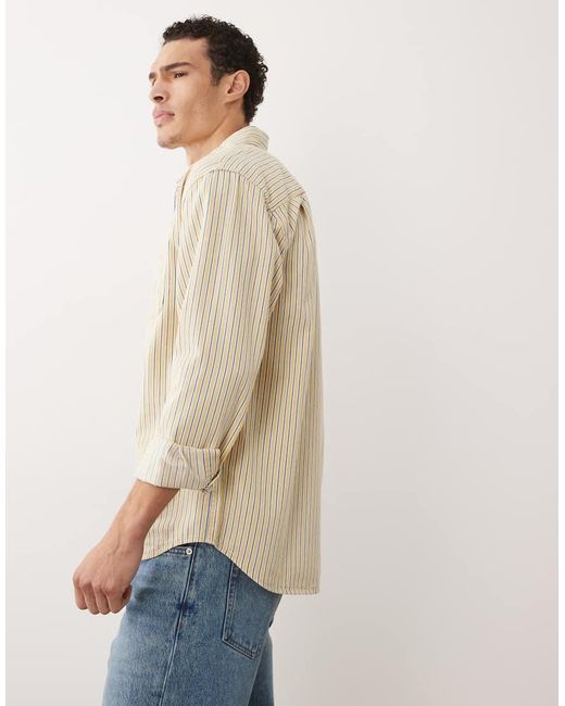 Abercrombie & Fitch Natural Long Sleeve Shirt for men