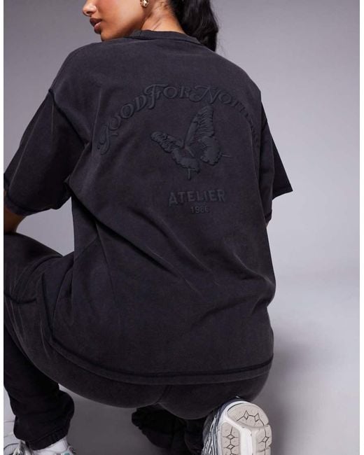 Good For Nothing Blue Relaxed Fit T-Shirt