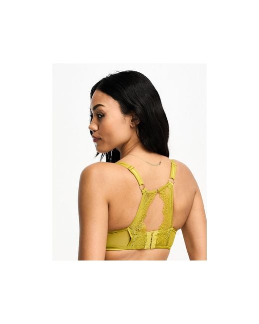 Scantilly Green By Curvy Kate Fuller Bust Exposed Racerback Plunge Bra
