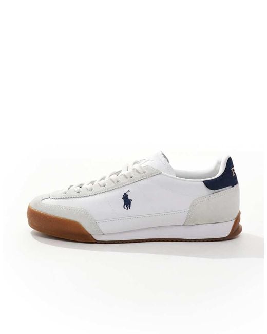 Polo Ralph Lauren White Hester Trainer for men