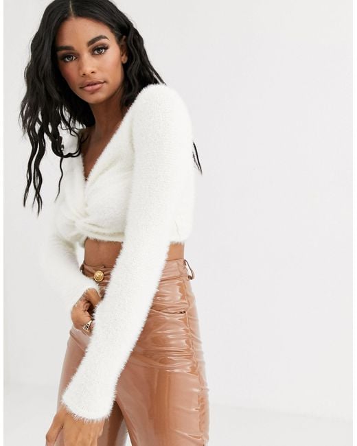 Twist front hotsell crop jumper