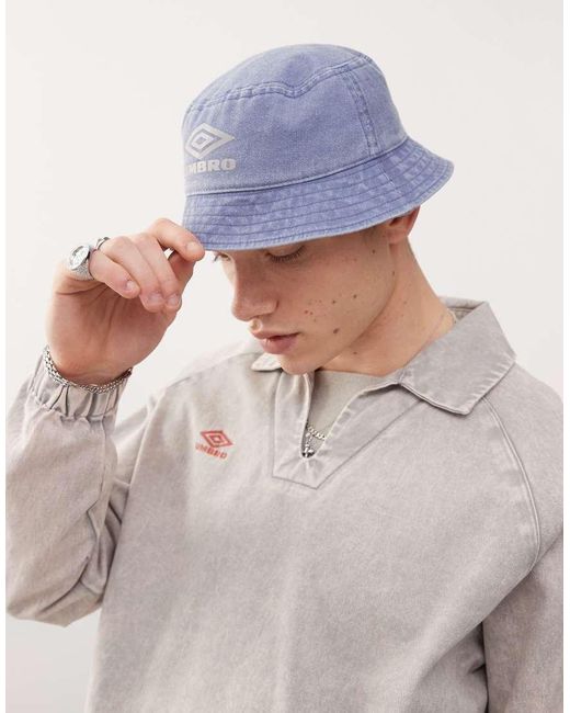 Cappello Da Pescatore di Umbro in Gray da Uomo