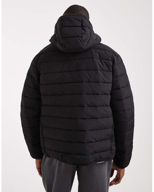 Farah Black Kennedy Padded Jacket for men
