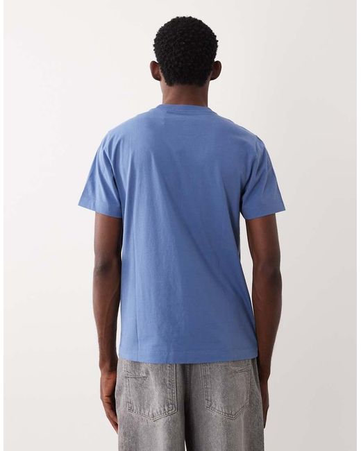 Abercrombie & Fitch Blue Icon Logo Everyday Essential T-shirt for men