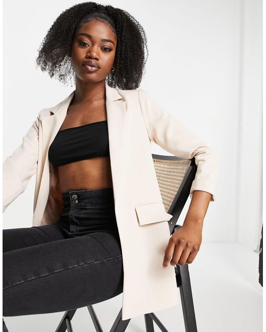 New Look Relaxed Boyfriend Blazer Lyst