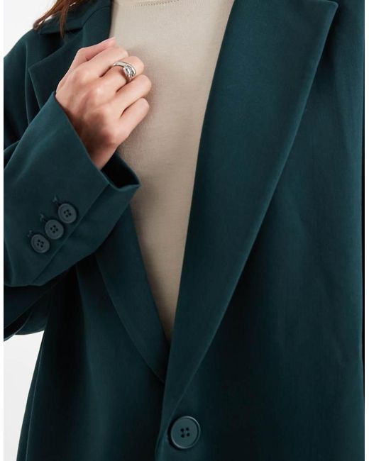 Collusion Blue Unisex Oversized Blazer Co-ord