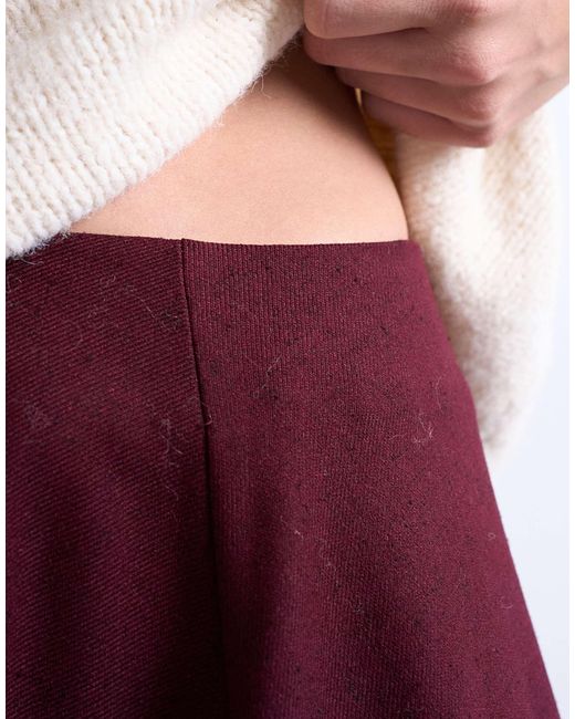 TOPSHOP Purple Tailo Full Circle A Line Maxi Skirt