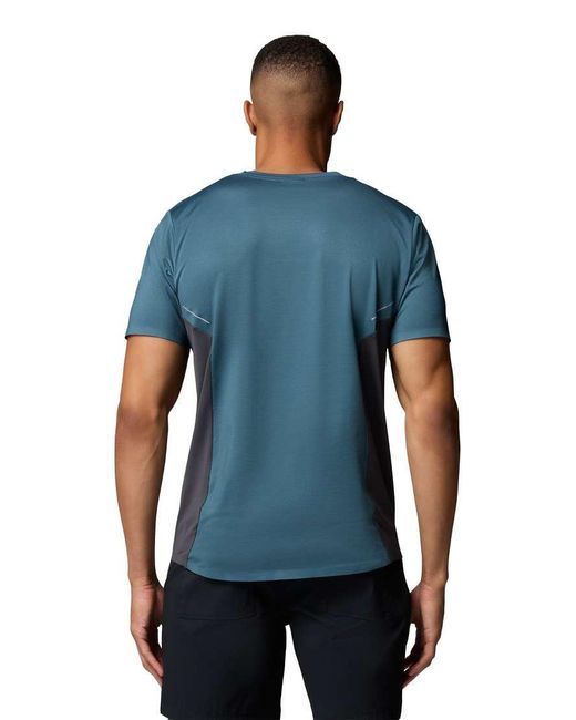 Columbia Blue Three Pitch Ss Crew for men
