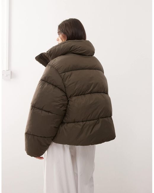 Weekday Natural Oversized Puffer Coat