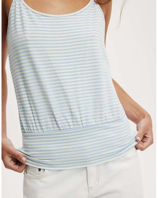 Cotton On White Olivia Basque Cami