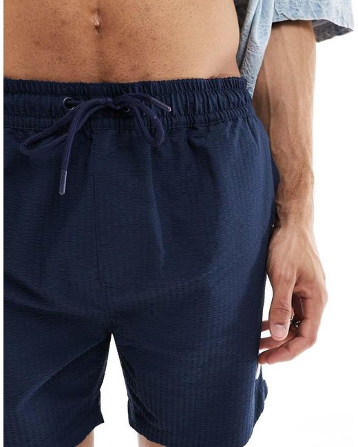 Threadbare Blue Swim Shorts for men