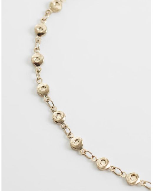 ASOS Natural Wraparound Necklace With Tassel Detail